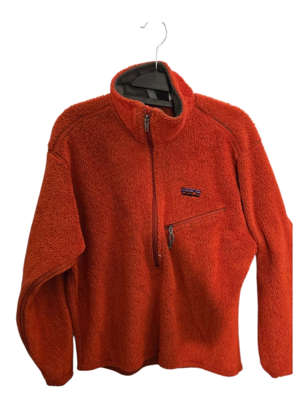Patagonia Orange Fleece Jacket Sz M